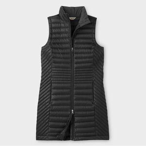 Duluth Trading Co. Women’s Tunic Puffer Vest – Black, Ultra-Light & Warm